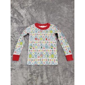 Hanna‎ Andersson Kids Unisex Size 4 100 CM Christmas Holiday penguin top, shirt